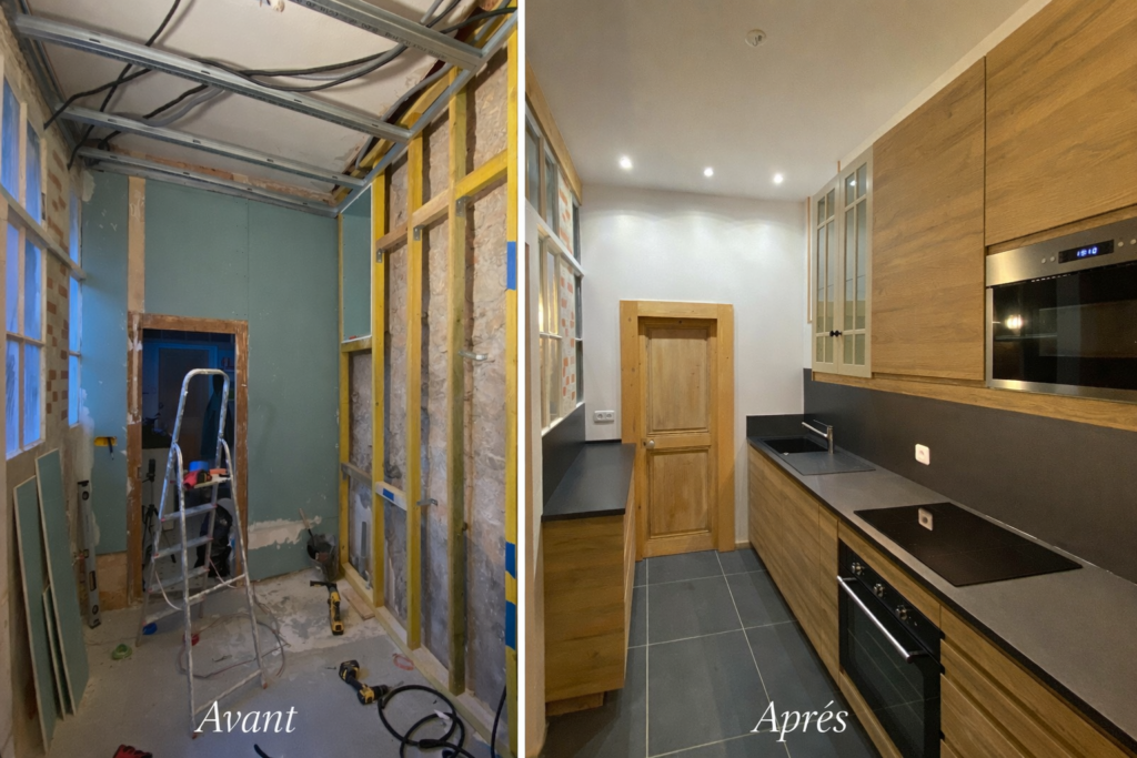 Rénovation complete d'une cuisine